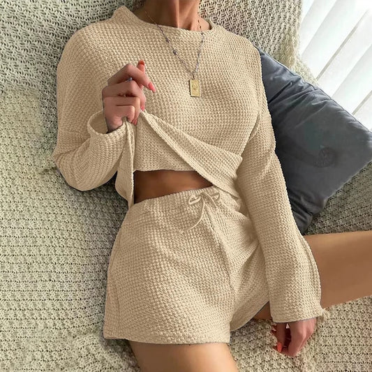 Knitted Weave 2-Piece Lounge Set
